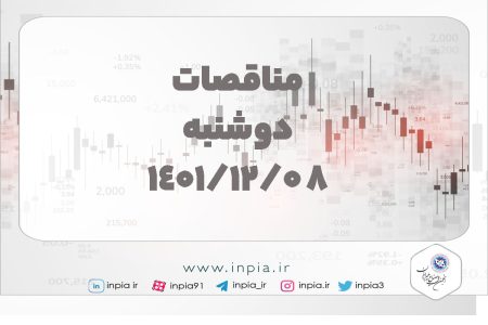 مناقصات دوشنبه 8 اسفند ماه 1401